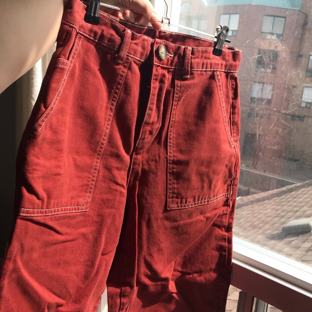 Urban outfitters utility wide leg pant